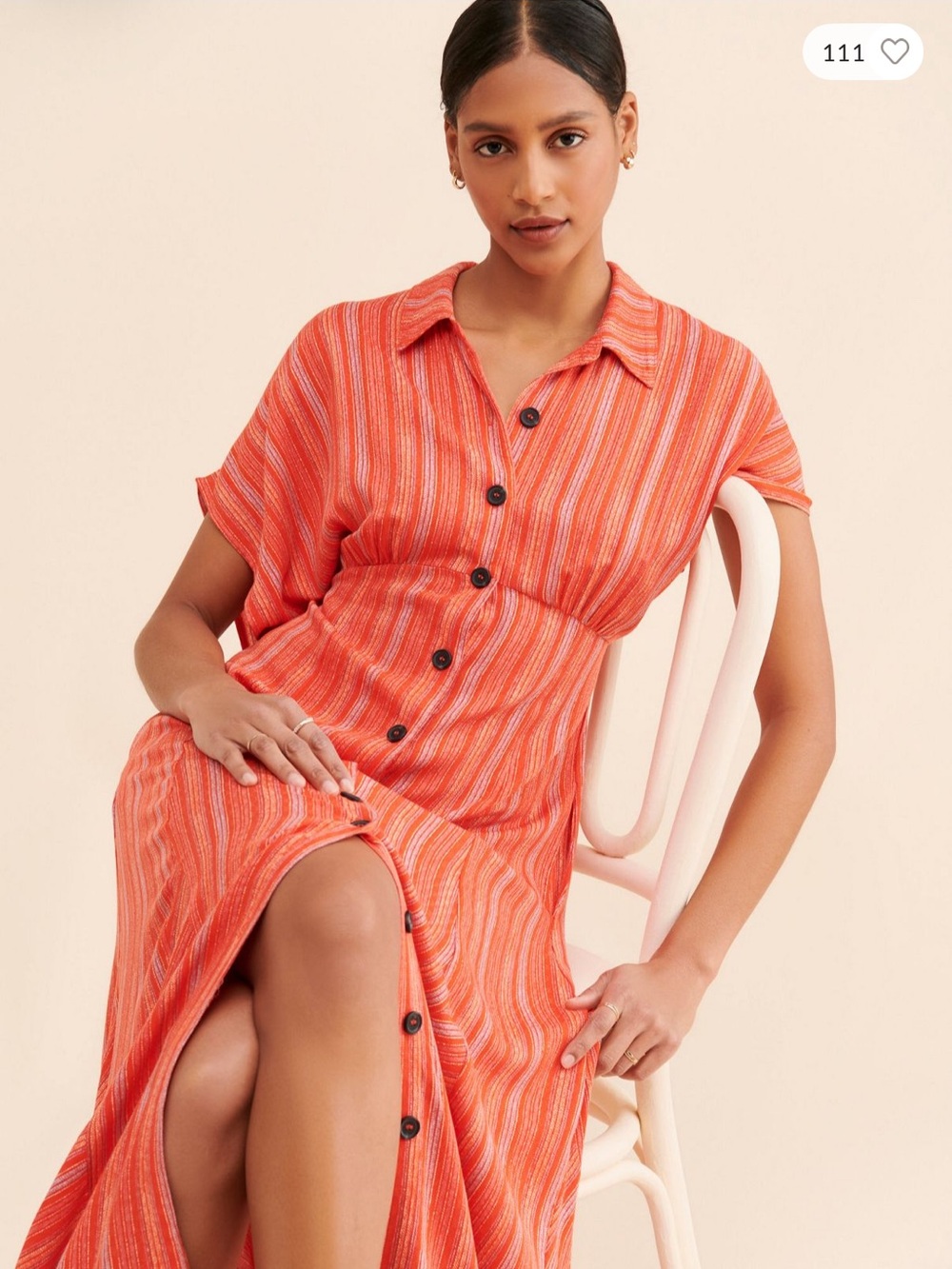 Free People Rowan Button-Front Maxi Dress